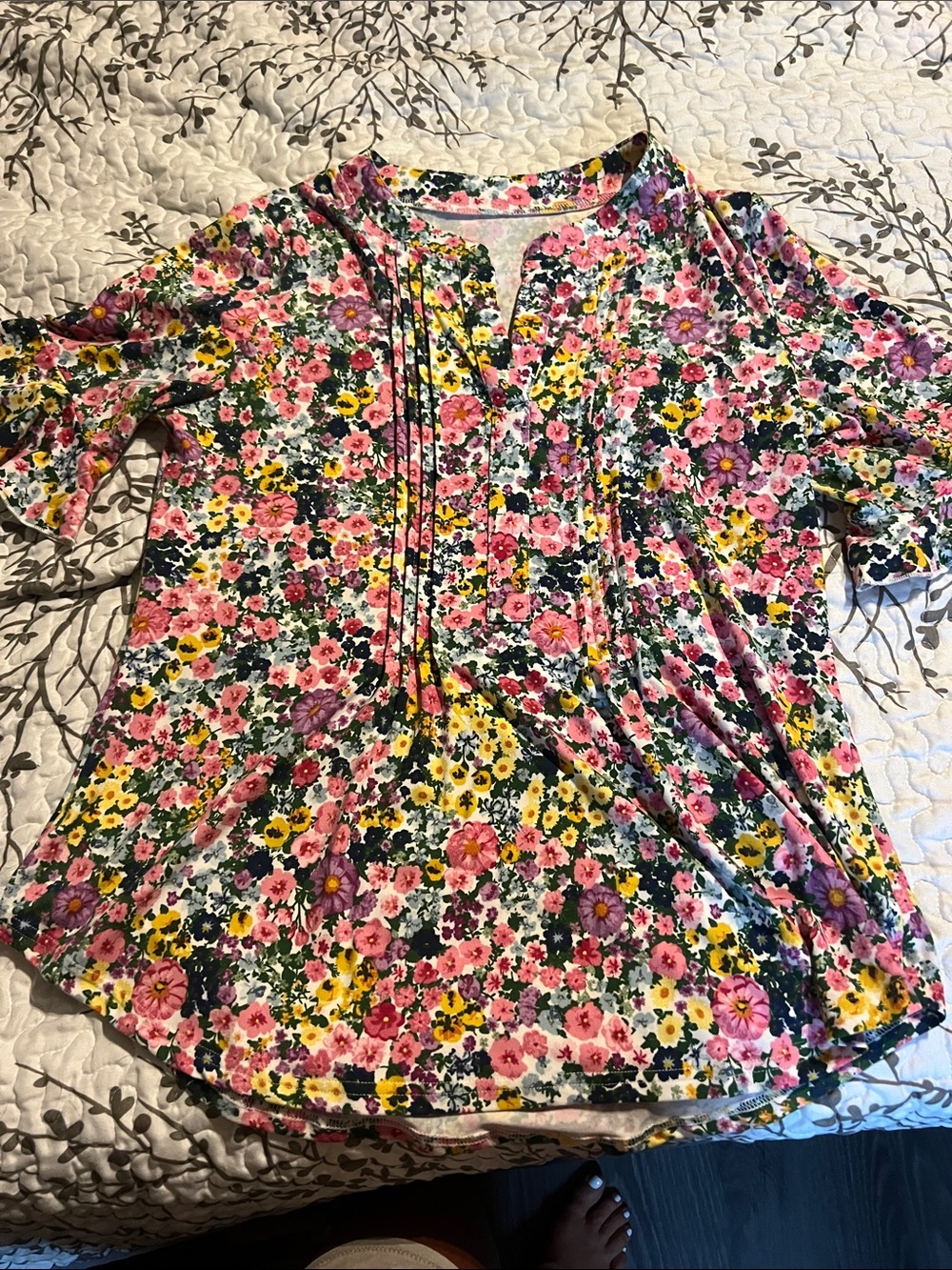 NWOT floral blouse